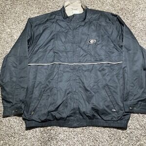 Georgia Bulldogs Jacket Mens 2XL Black Cutter & Buck UGA Football